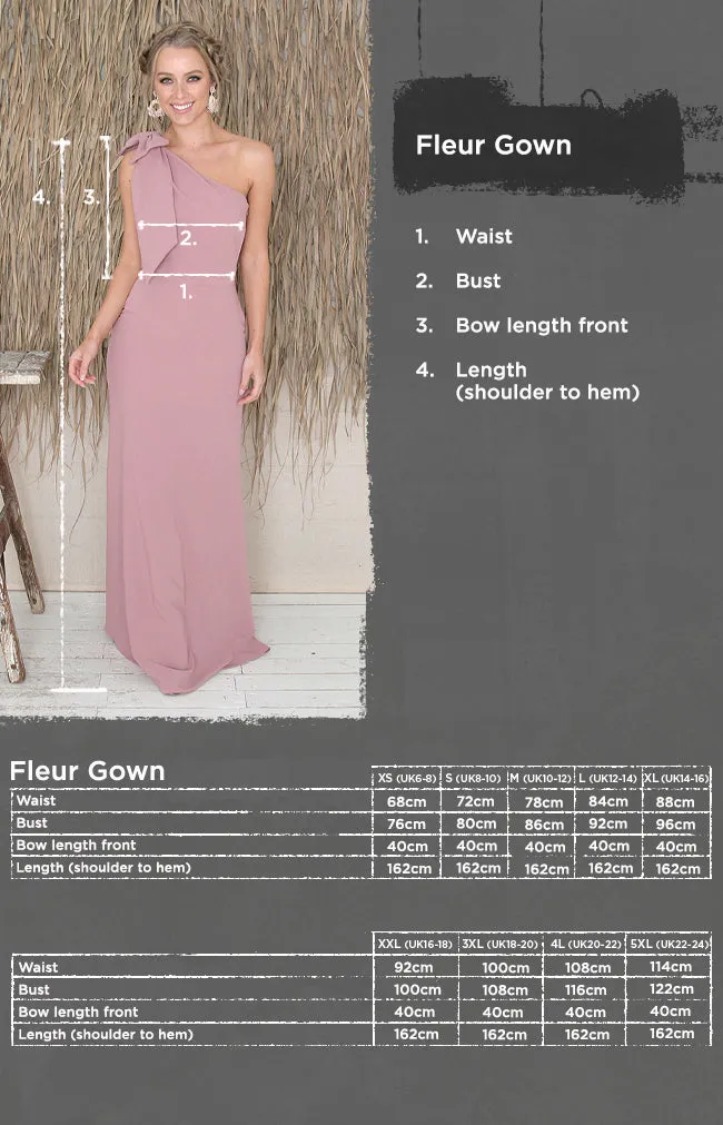Fleur Gown - Dusty Rose