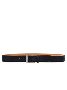 Magnanni Telante Belt in Navy Suede