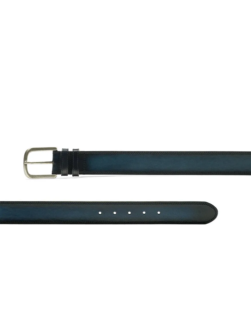 Magnanni Wayne Belt in Navy