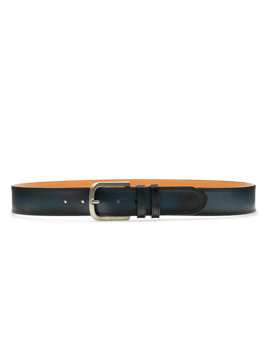 Magnanni Wayne Belt in Navy