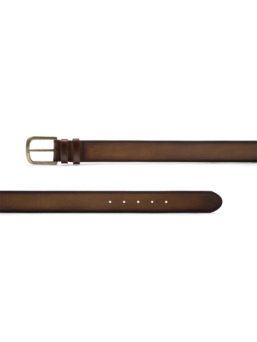 Magnanni Wayne Belt in Tabaco