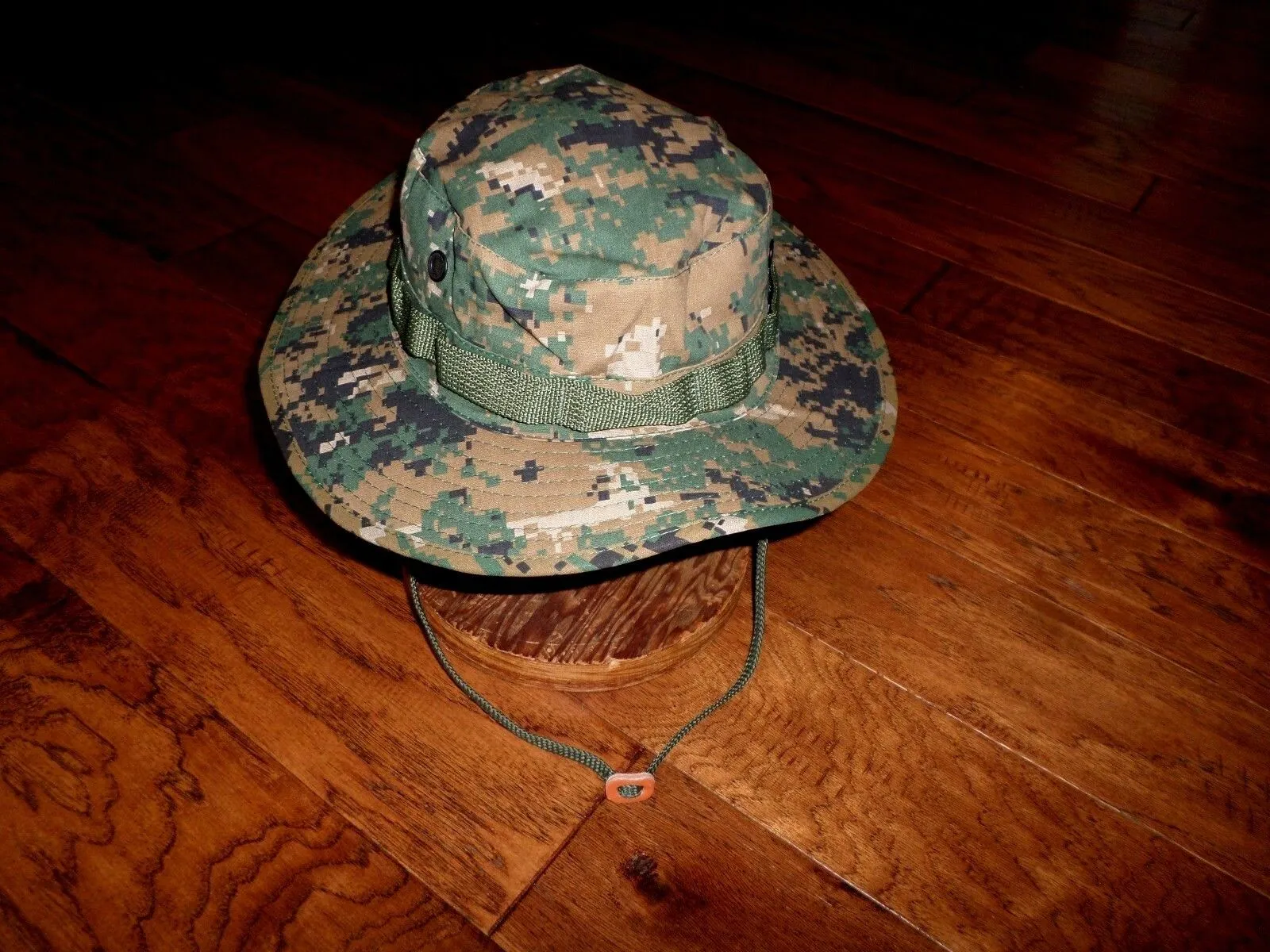 NEW DIGITAL WOODLAND BOONIE HAT SIZE LARGE MARINE CORPS CAMOUFLAGE PATTERN