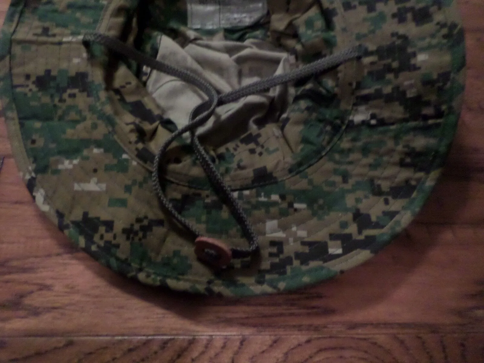 NEW DIGITAL WOODLAND BOONIE HAT SIZE LARGE MARINE CORPS CAMOUFLAGE PATTERN