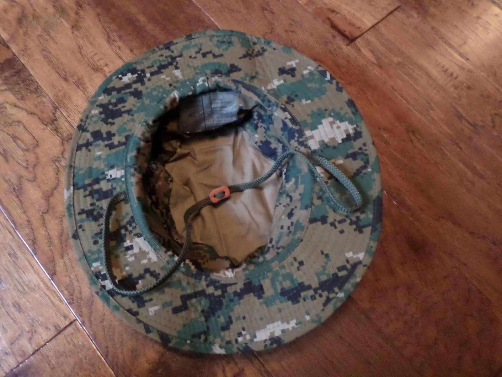 NEW DIGITAL WOODLAND BOONIE HAT SIZE LARGE MARINE CORPS CAMOUFLAGE PATTERN