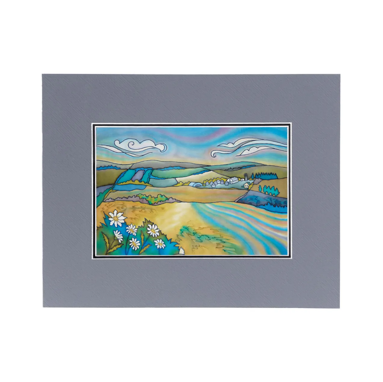 Prairie Dusk - Daisies Print | 14"x11"