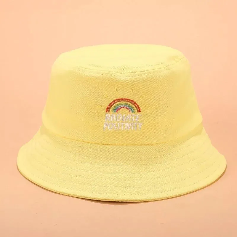 Radiate Positivity Bucket Hats 🌈